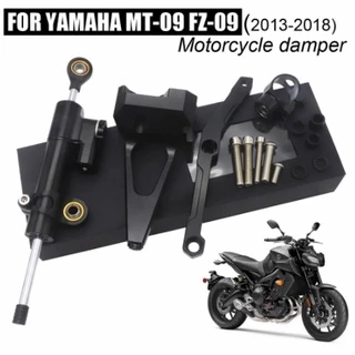 適用於YAMAHA MT09 FZ09 2013-2020 鈦尺阻尼器支架 轉向減震平衡杆 方向防甩頭