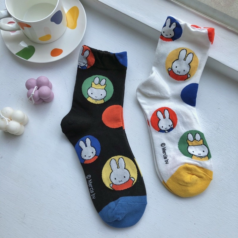 🧦襪子王🧦muggy 可愛米菲兔系列襪襪(*ˊᗜˋ*)♡ | 蝦皮購物