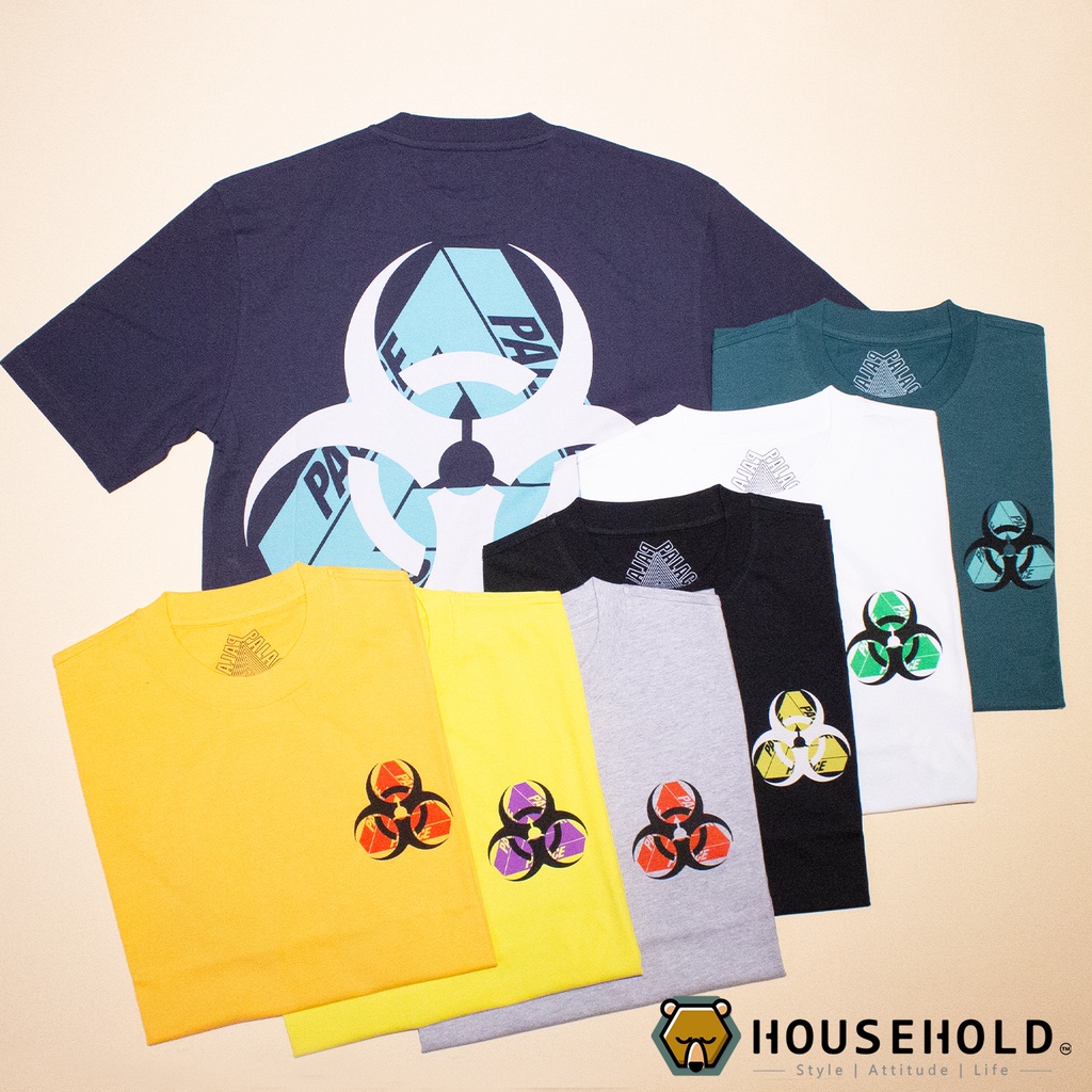 HOUSEHOLD】Palace Bio Hazard T-shirt 病毒三角瘟疫危險標誌| 蝦皮購物