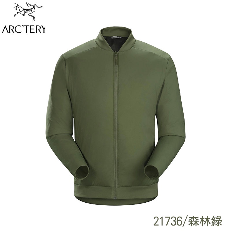 Arcteryx 始祖鳥】男Seton Jacket 化纖外套黑森林綠Coreloft外套21736