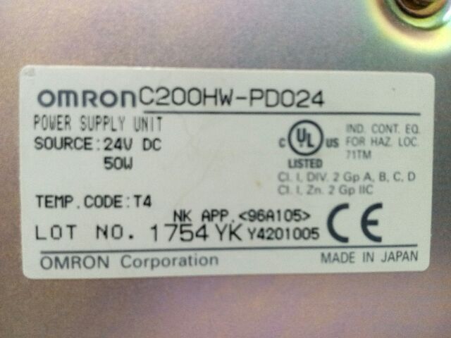 🌞二手現貨保固OMRON C200HW-PA204 C200HW-PA204S C200HW-PD024 PLC