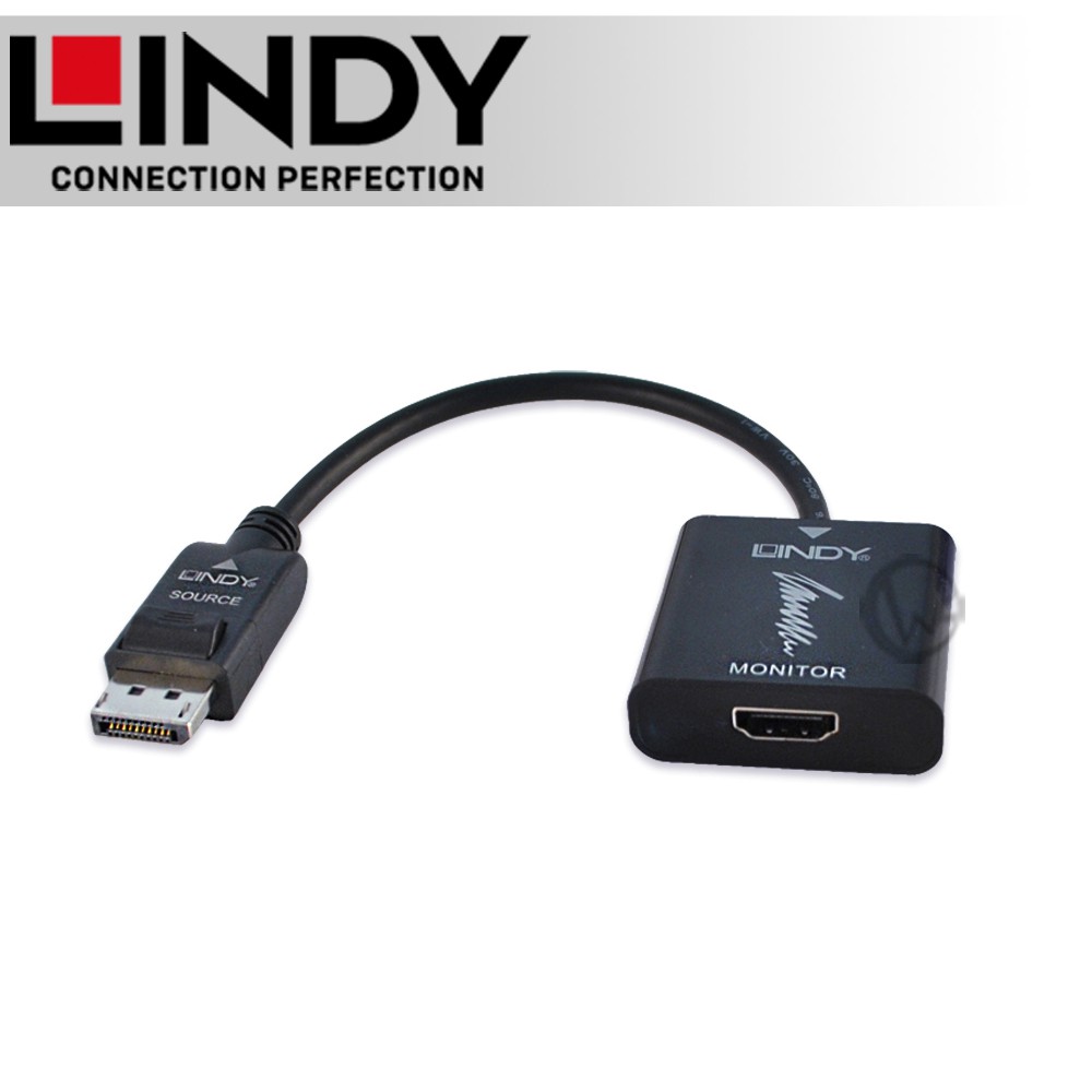 Lindy 41068 HDMI DisplayPort 1.2 Converter, Active, IN: DisplayPort - 4