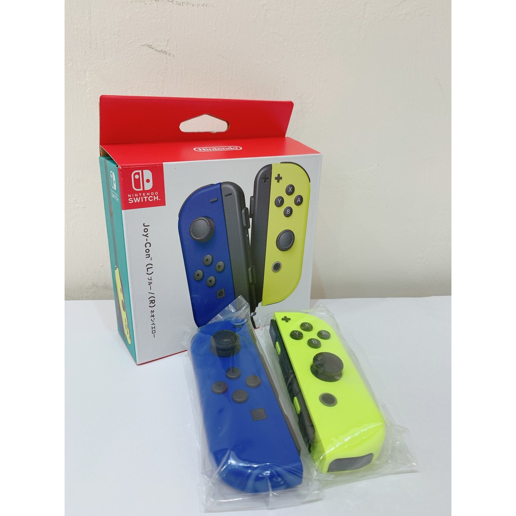 現貨不用等】NS Switch JoyCon 手把電光黃/藍Joy-Con 任天堂派對色