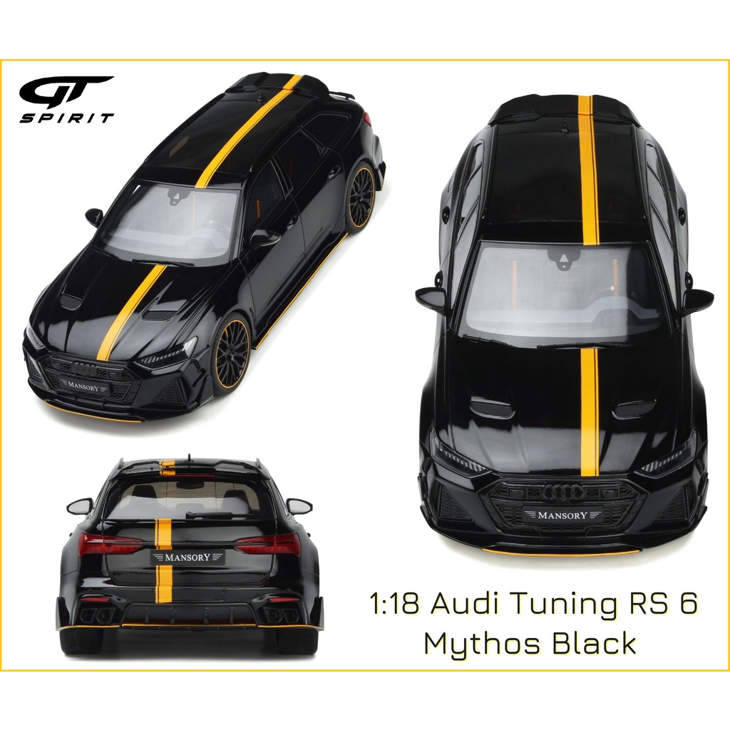 【模例】GT Spirit 1/18 MANSORY RS 6 - Mythos black (GT326)