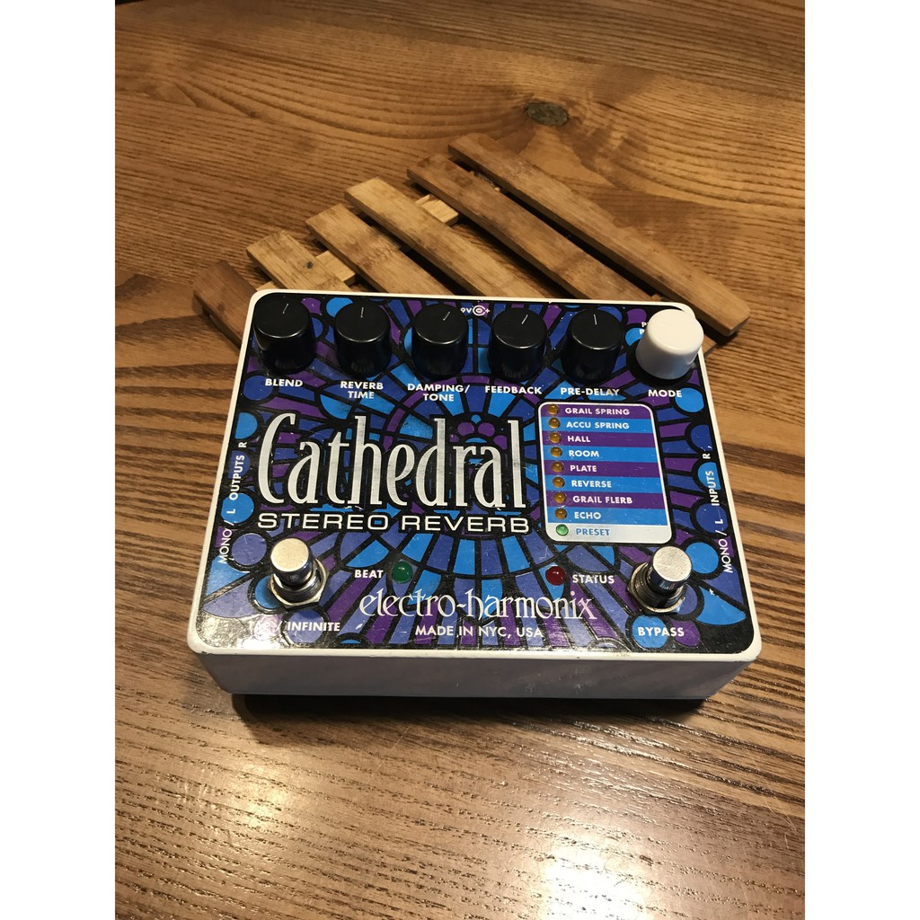 Electro-Harmonix Cathedral Stereo Reverb 殘響效果器| 蝦皮購物