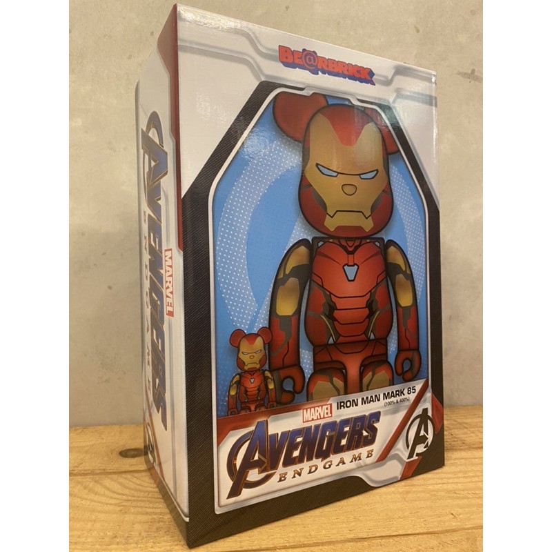 BE@RBRICK IRON MAN MARK85 100％u0026400％-