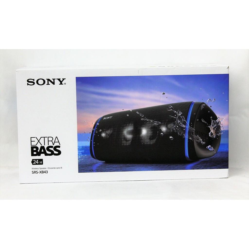 元旦賀禮】全新Sony SRS-XB43 可攜式喇叭｜重低音NFC 防水RGB燈光2310