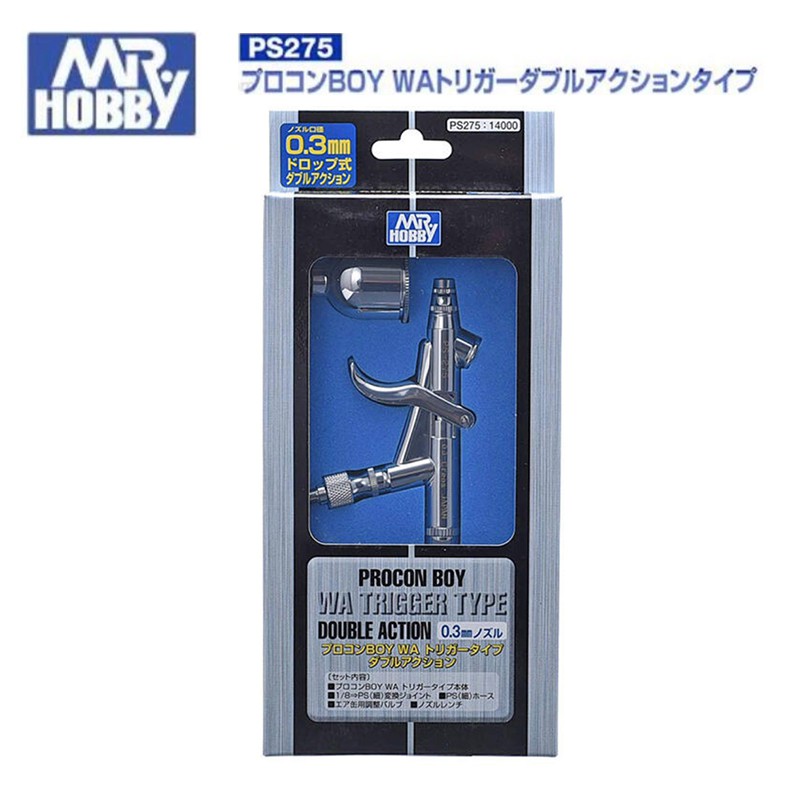 模型屋】現貨郡士MR.HOBBY PS275 Procon Boy LWA 雙動噴槍噴筆口徑:0.3