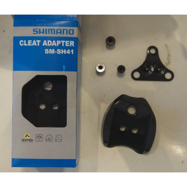 Adaptateurs De Crampons Shimano SM-SH41 - Noir - Convertit SPD-SL En SPD MTB - Neuf