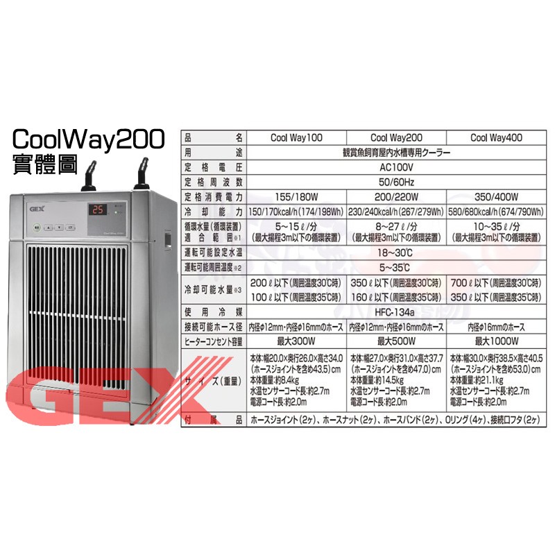 GEX クーラー クールウェイ200 Amazon | ジェックス COOL WAY クールウェイ BK-C420 水槽用冷却用