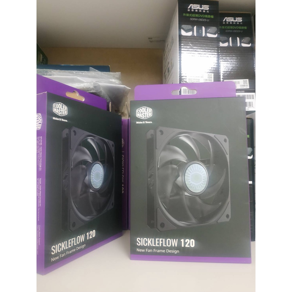 Cooler Master 12CM SickleFlow 120 黑框風扇-MFX-B2NN-18NPK-R1 | 蝦皮購物