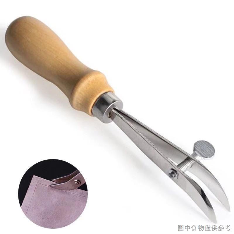 【手工皮具diy打孔工具】【秒殺】diy手工木柄壓邊器 錢包修飾線劃線器 壓邊器劃線器 畫線器 | 蝦皮購物