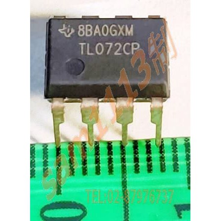 TL072C DIP-8 = NJM072D Amplificatore doppio a basso rumore JFET – Lotto 5 Pezzi