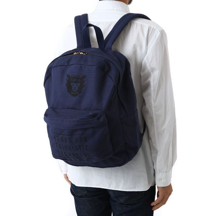 HUMAN MADE CANVAS BACK PACK 17SS 帆布 後背包 nigo