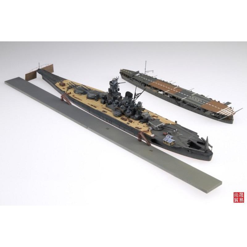 FUJIMI 1/700 1號艦艤装昭和16年9月20日戰艦大和航空母艦鳳翔富士美組裝模型| 蝦皮購物