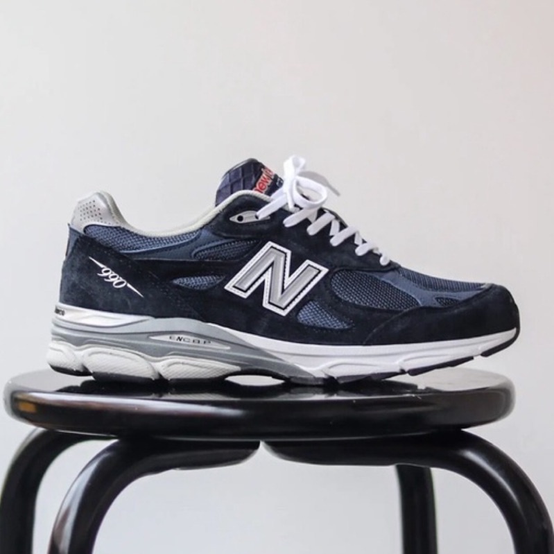 R-MAN】NB 990 V3 藏青藍限量美製New Balance 990 穿搭M990NB3 | 蝦皮購物