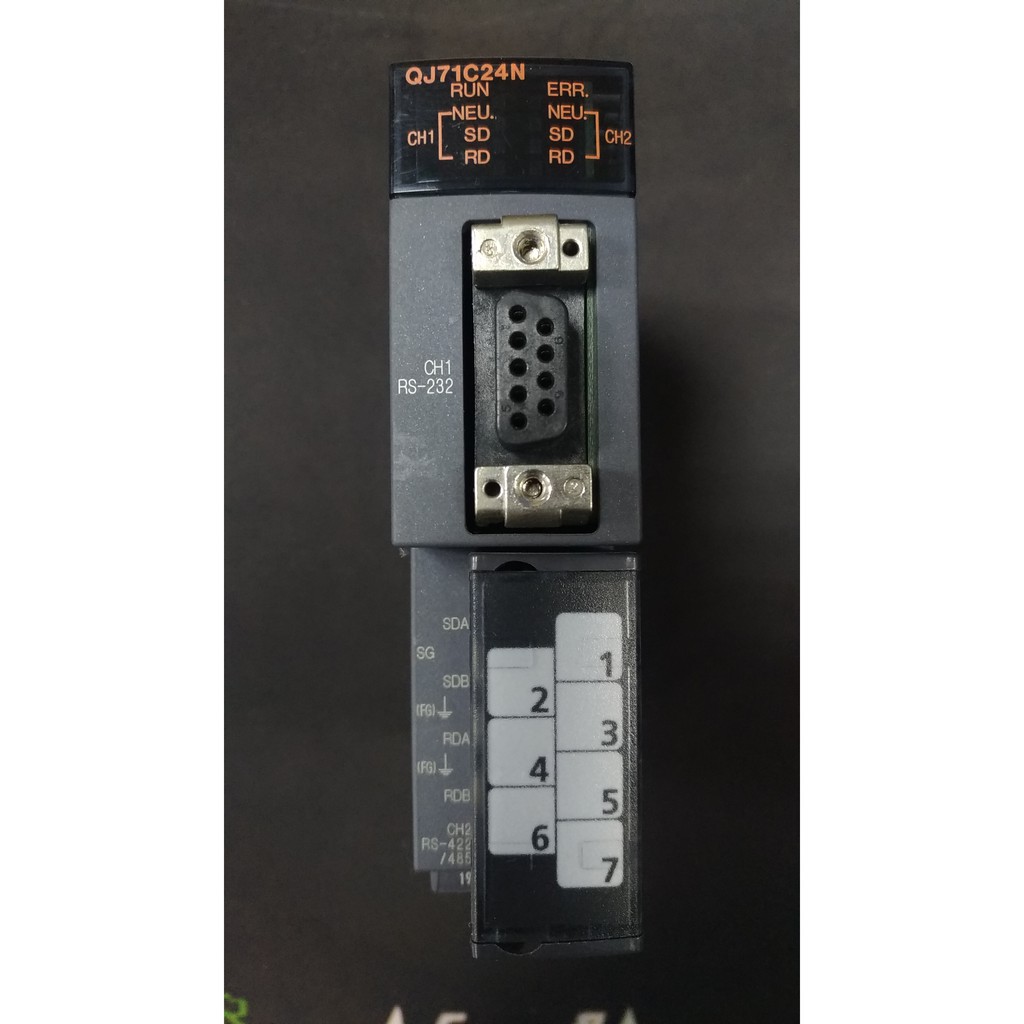 缺貨中~[自動控制網~保證低價] QJ71C24N 二手DEMO 三菱PLC可程式控制器