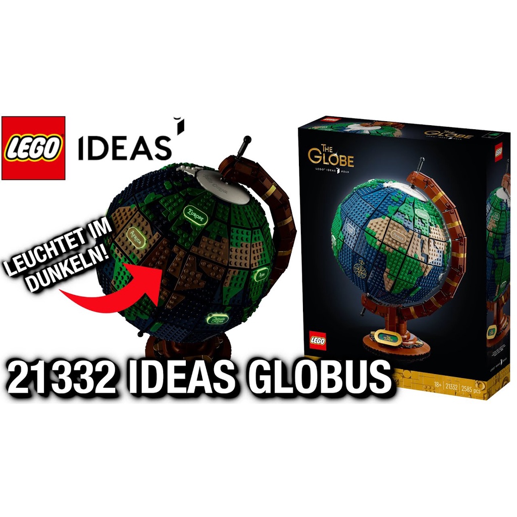 現貨LEGO 樂高21332 Ideas 系列地球儀The Globe 全新未拆公司貨| 蝦皮購物