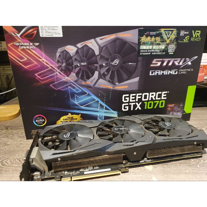 華碩顯示卡/ASUS ROG STRIX GTX 1070 8G | 蝦皮購物