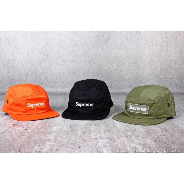 HYDRA】Supreme Washed Nylon Camp Cap 五分割帽厚BOX 五片帽