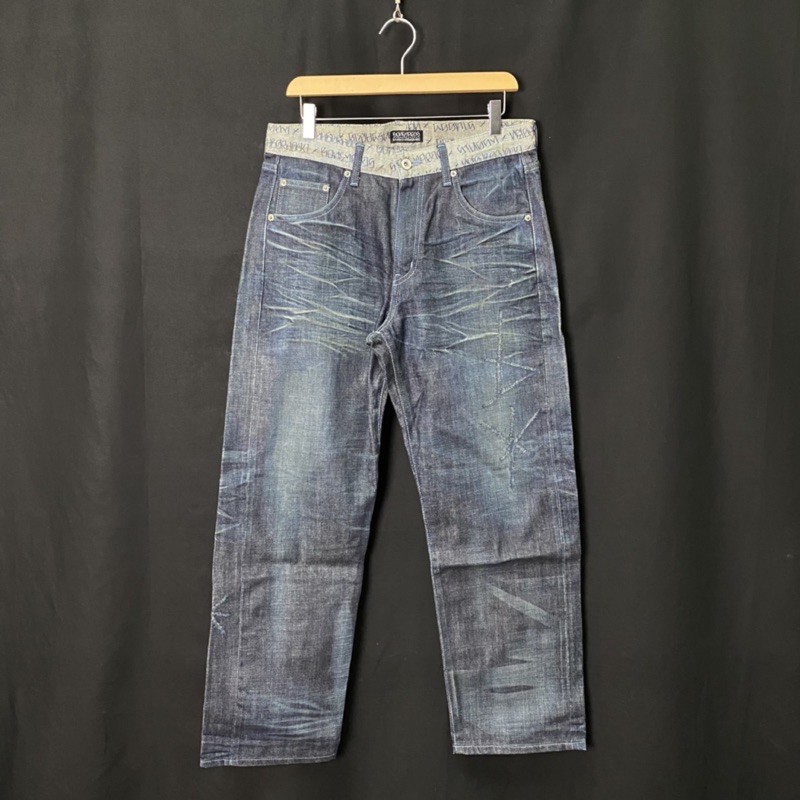 NEIGHBORHOOD STUSSY BONEYARDS BASIC STRAIGHT 08EX SZ:S 二手美品