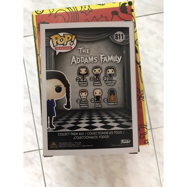Wednesday Addams Funko Pop! #811 The Addams Family Vinyl Figure New -  dented box