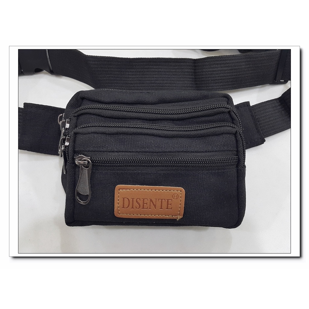 CORDURA ® 尼龍帆布腰包升級版 3.5L - 相機包 & 日常用包 & 皮革錶帶，復古軍風風格 | WOTANCRAF 沃坦