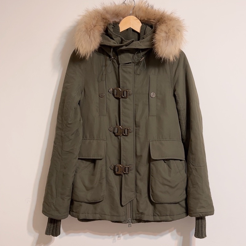 日本正品SLY N3B大衣外套 軍綠色二手全新