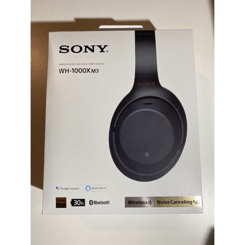 二手/降價] SONY WH-1000XM3 無線藍牙降噪耳罩式耳機-黑色(公司貨