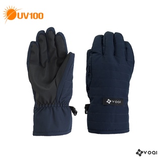【UV100】防曬 防水保暖鋪棉手套-束口防風-女(KE22703) VOAI