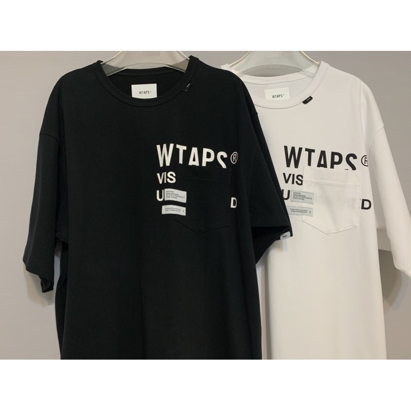 現貨實拍WTAPS INSECT 02 / SS / COPO 貼布標籤口袋短袖黑色白色| 蝦皮購物