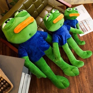 特惠促銷🚀🚀✨超醜悲傷蛙玩偶公仔 大眼的青蛙 pepe佩佩 毛絨玩具 布娃娃 惡搞潮牌玩偶 生日禮物 交換禮物
