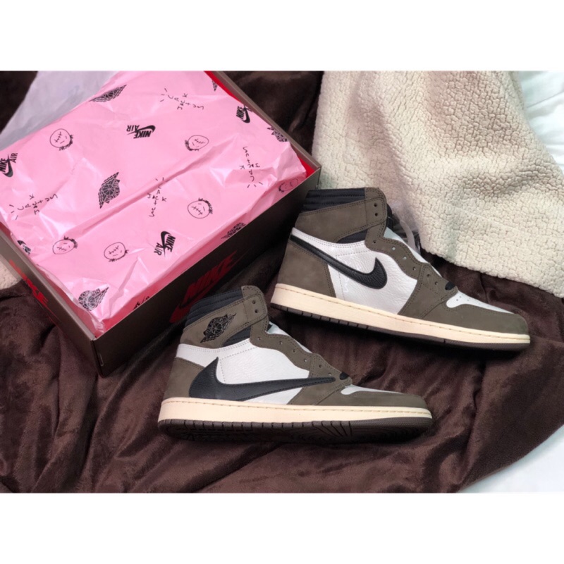 Travis scott air on sale jordan 1 cactus jack