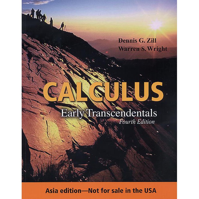 【胖橘子】calculus Early Transcendentals 第4版 Zill 9789867696366 蝦皮購物