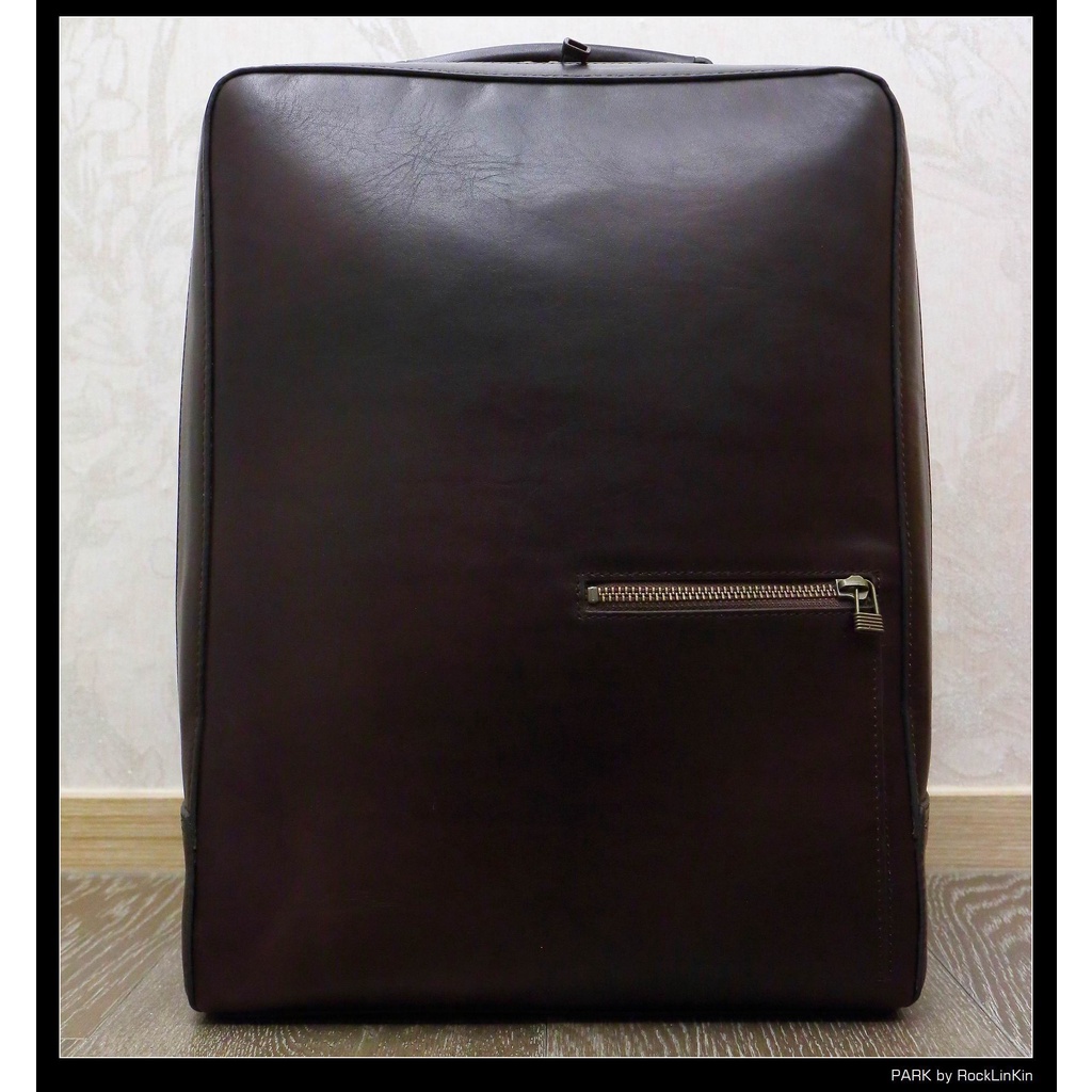 MOTHERHOUSE】日本全新Antique Square Backpack 深棕公事包雙肩包方形