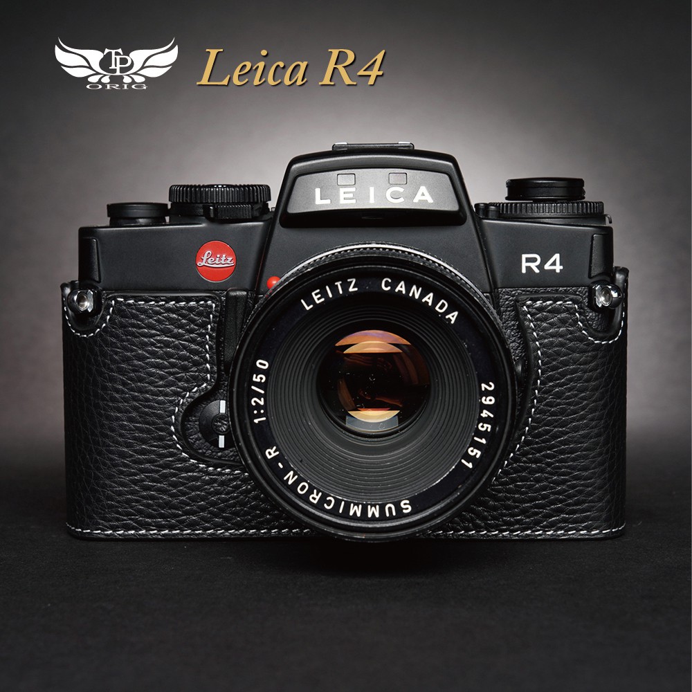 小馨小舖【TP 適用於Leica R4 / R5(拆手把) / R6 / R4S 底片機真皮相機