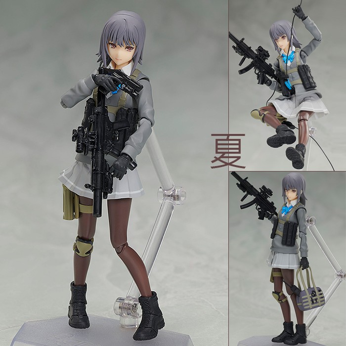 《夏本舖》日版 Figma SP-122 白根凛 迷你武裝 衝鋒槍 制服 LittleArmory TOMYTEC 可動