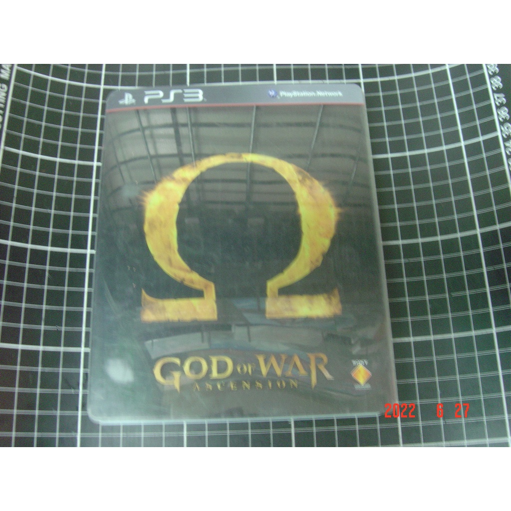 PS3 戰神 崛起 鐵盒版 首批特典+DLC+通行證 未使用{中文版*3區}God of War【YJ】維二商