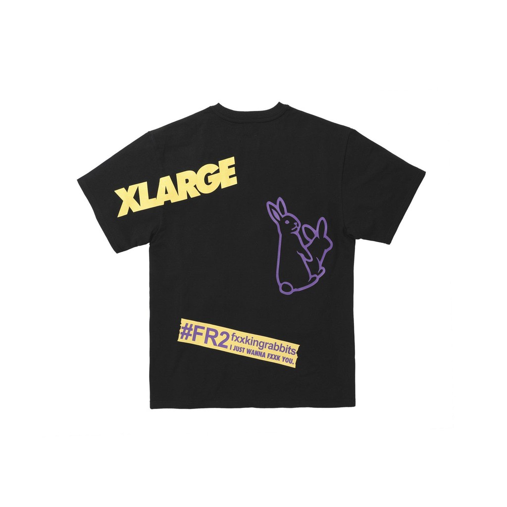 XLARGE Collaboration with ＃FR2 Random Logo T-shirt【MF SHOP