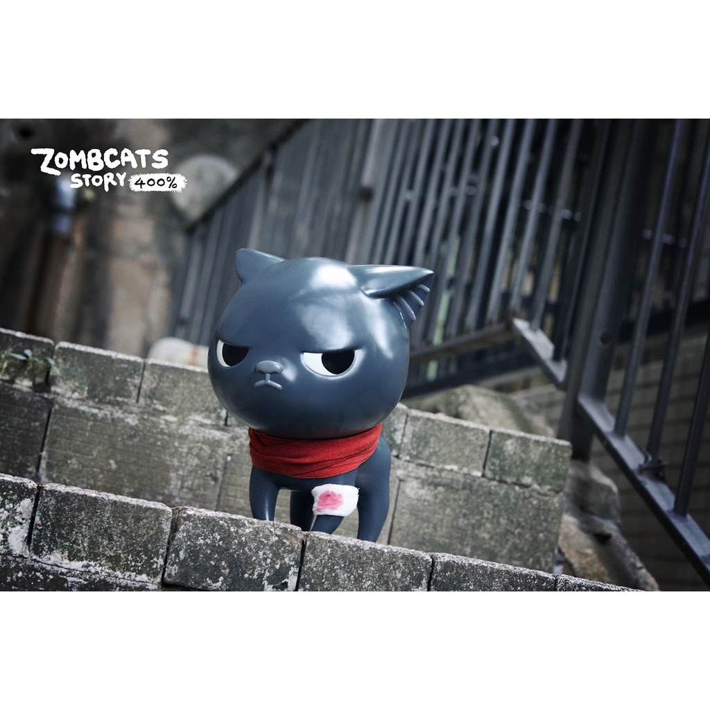Morimeiworks 末日貓元旦限定香港限定款初代配色400%《末日貓日常- 墨