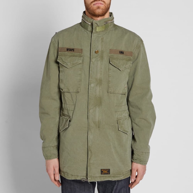 WTAPS 17SS M-65 Jacket 軍裝 外套 水洗 綠色 M號