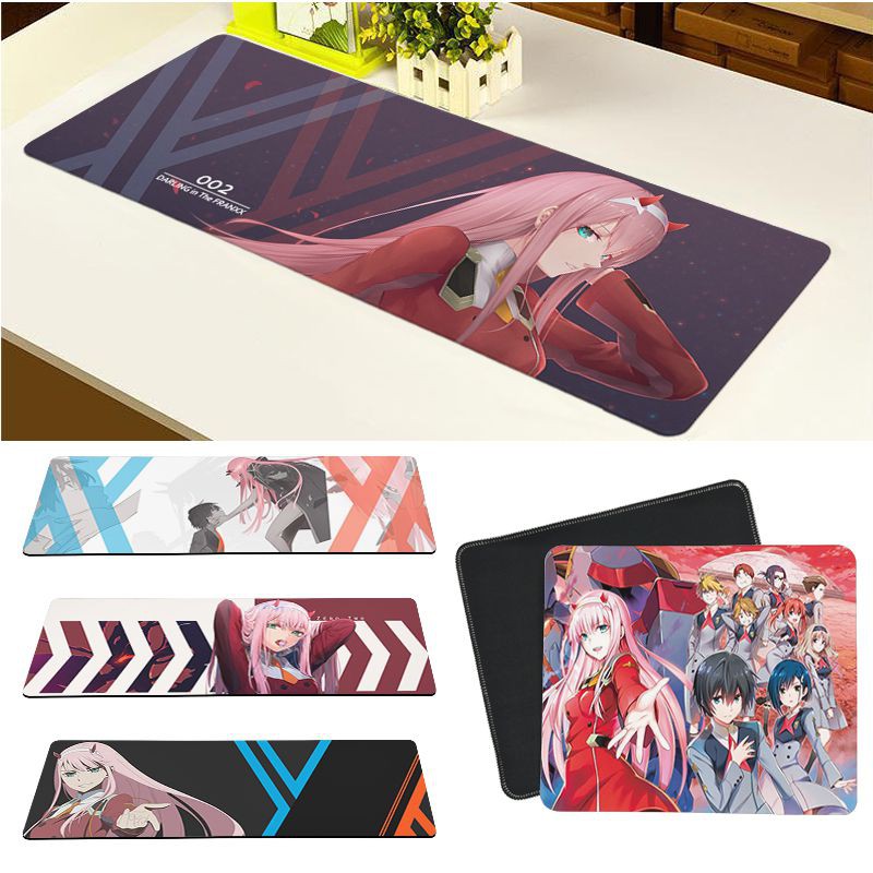 Zero Two Darling In The Franxx 零二寶貝 動漫 精密鎖邊桌墊 滑鼠墊 桌墊 熱轉印鼠墊 | 蝦皮購物