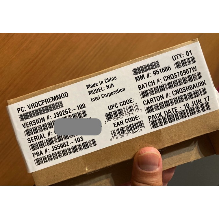 全新 Intel VROC Key Premium RAID NVME X299 X399 進階板 硬體金鑰 北市可面交 | 蝦皮購物