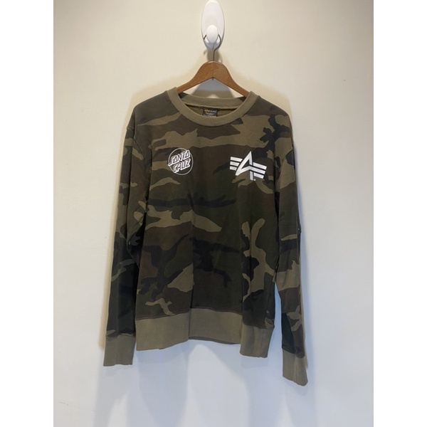 Santa Cruz x Alpha Camouflage 迷彩限量 長T 蝦皮購物