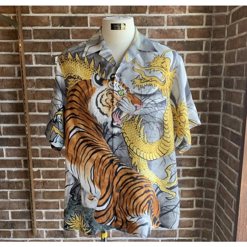 RRL ほしい HAWAIIAN SHIRTS 白虎 