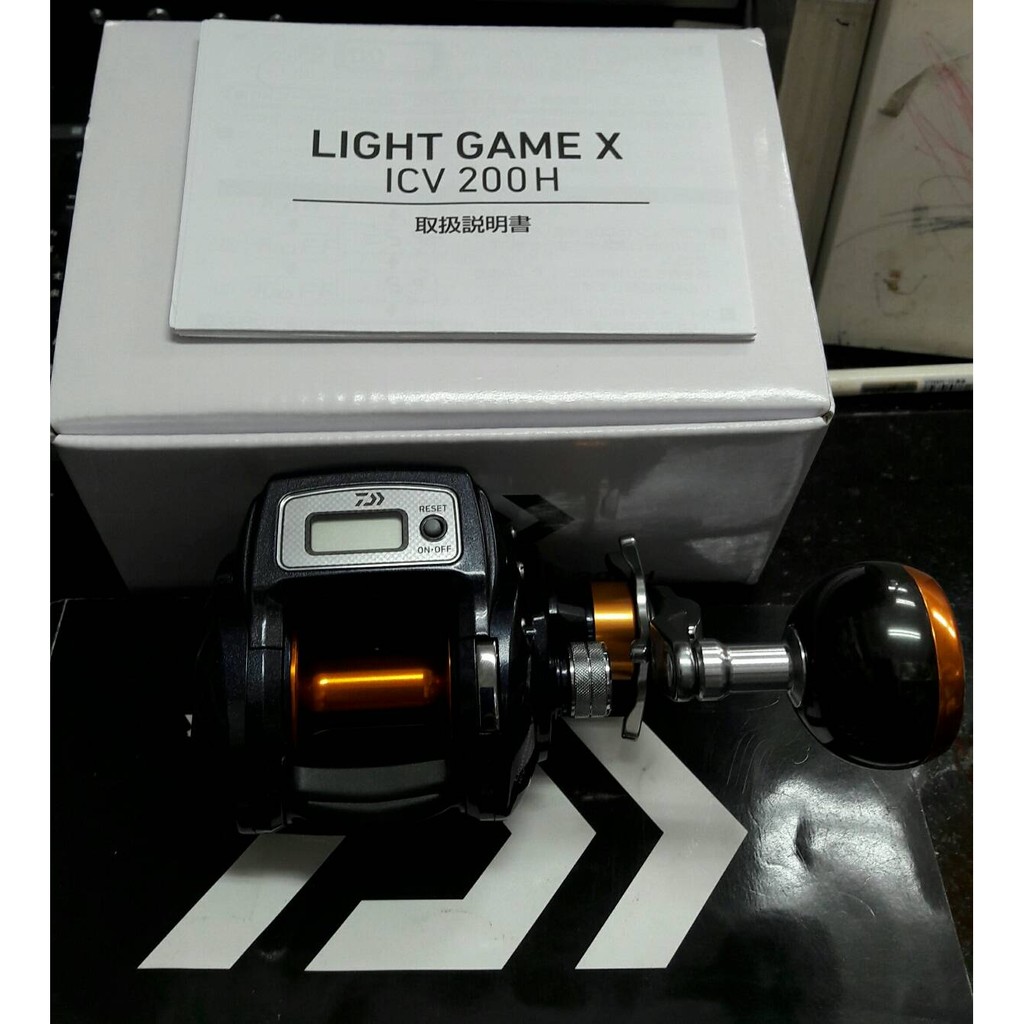 全新 Daiwa LIGHT GAME X ICV 200H 鼓式捲線器