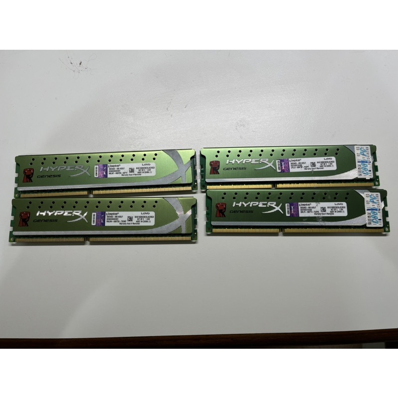 金士頓 Kingston Hyper X Ddr3 1600 記憶體 4gx2 共兩組 終身保固 蝦皮購物