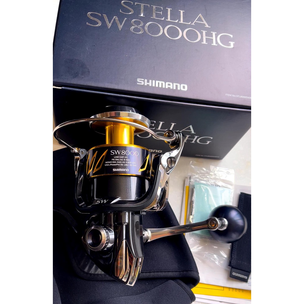 SHIMANO 01 STELLA SW8000HG Left and Right handle SPINNING REEL