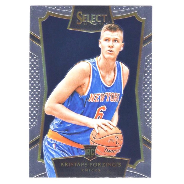 RC) 波神Kristaps Porzingis 正規Select Concourse Rookie版新人RC金屬