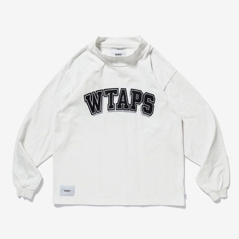 WTAPS 20SS DAWN MOCK NECK LS / TEE. COTTON 長袖T恤| 蝦皮購物